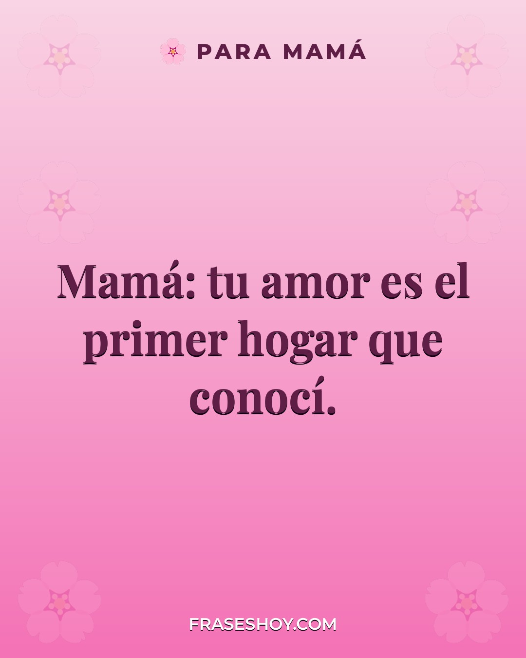 Tarjeta de para mamá